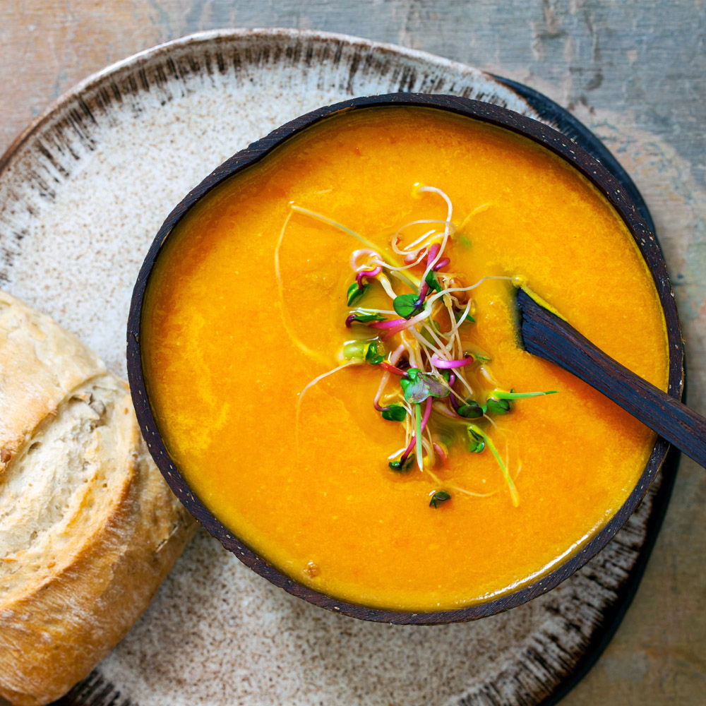 Karottakrémleves a Delirest bolygóbarát étrendjében