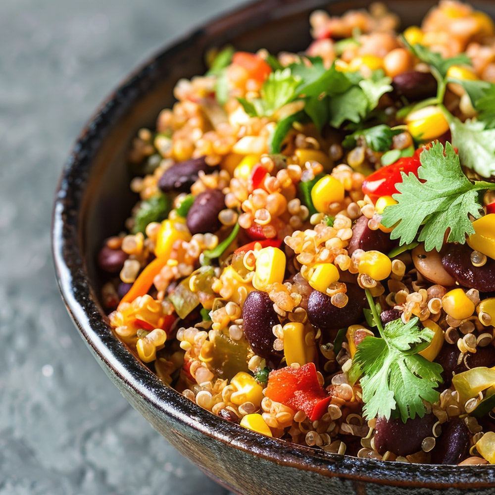 mexikói quinoa bowl recept